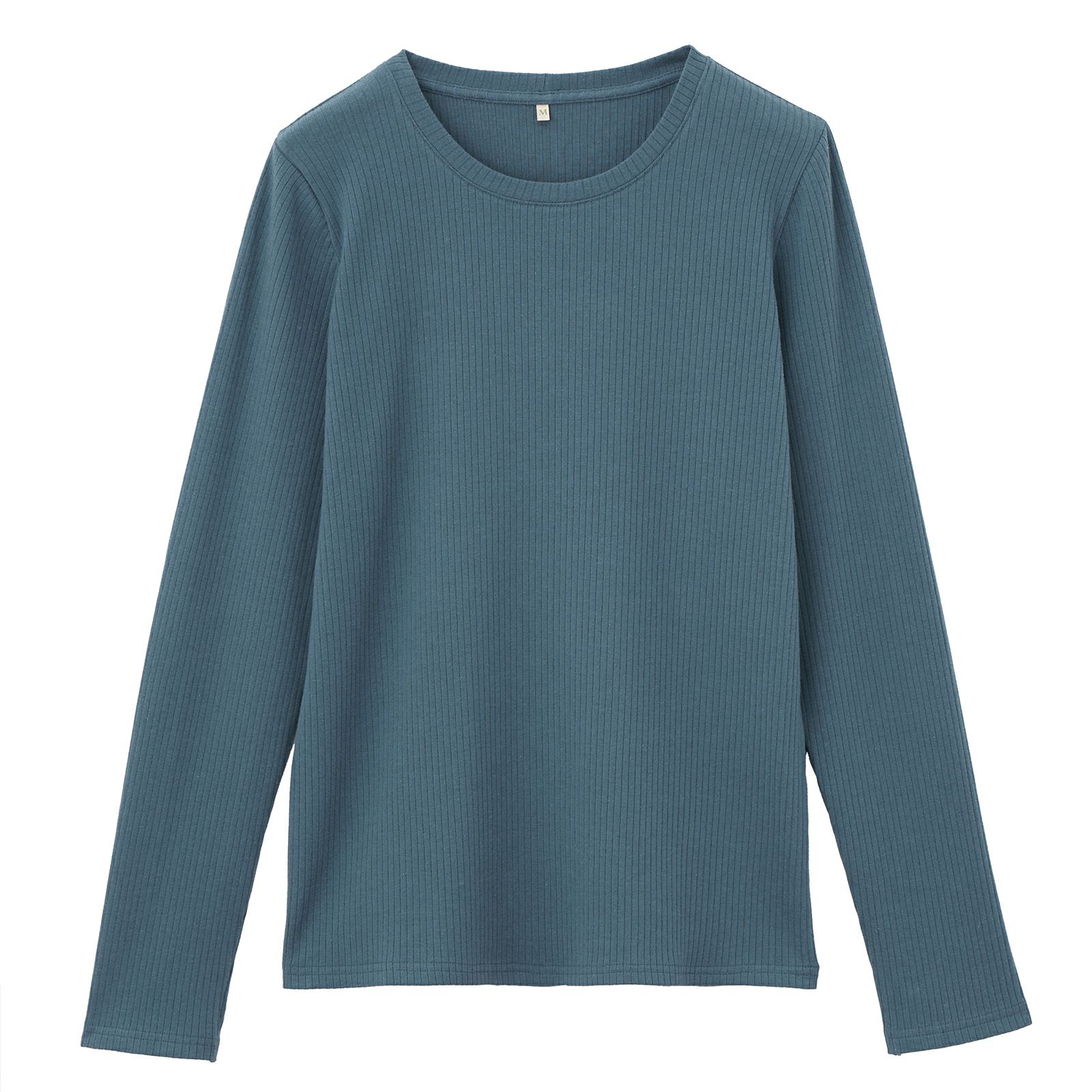 ピースフィットウォーム　うるおい加工クルーネック長袖Tシャツ