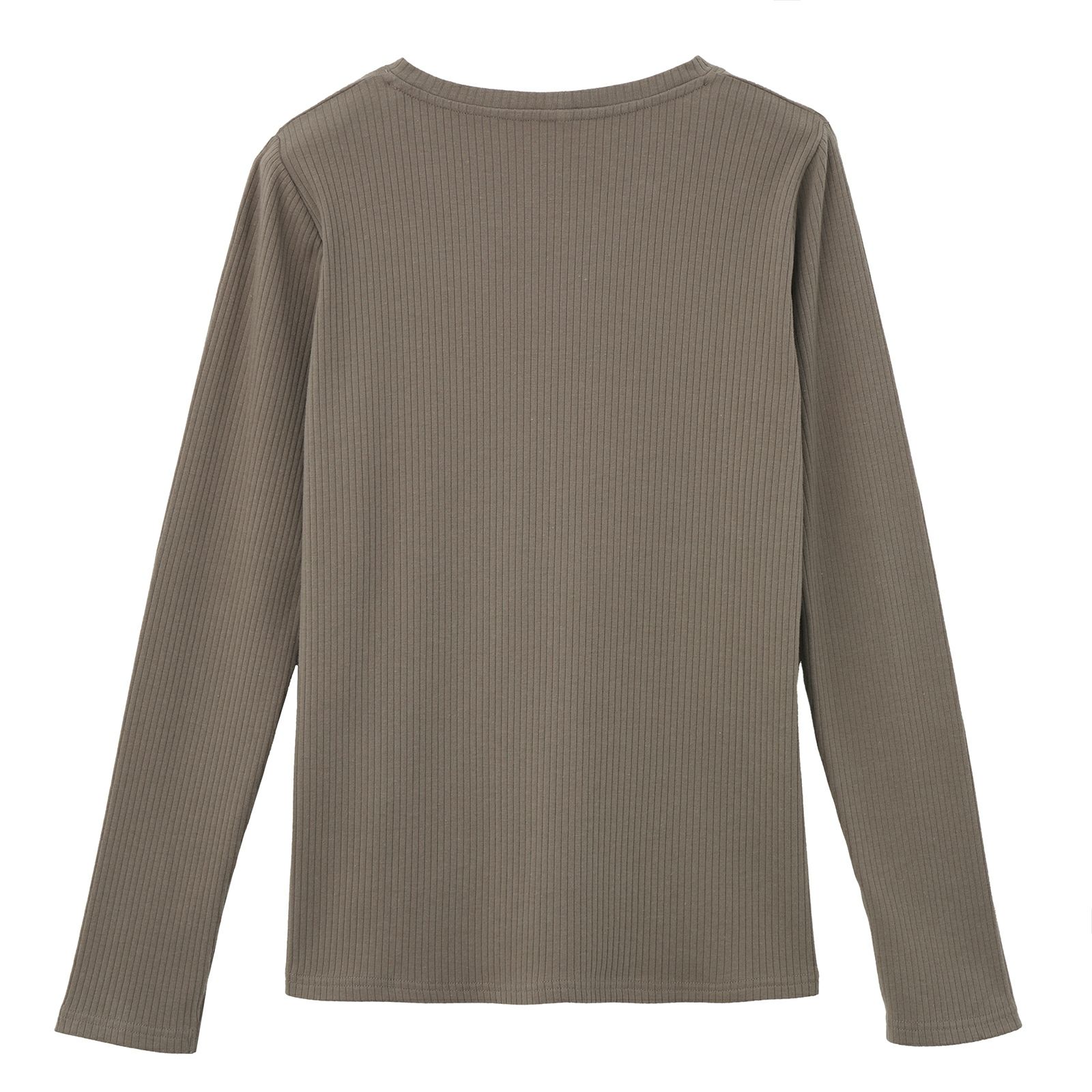 ピースフィットウォーム　うるおい加工クルーネック長袖Tシャツ