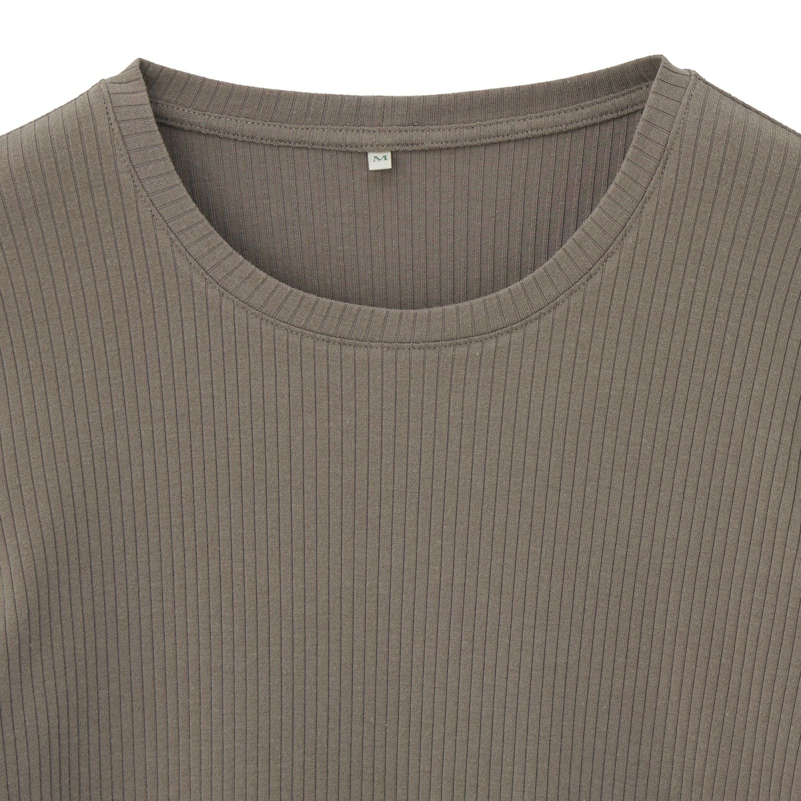 ピースフィットウォーム　うるおい加工クルーネック長袖Tシャツ