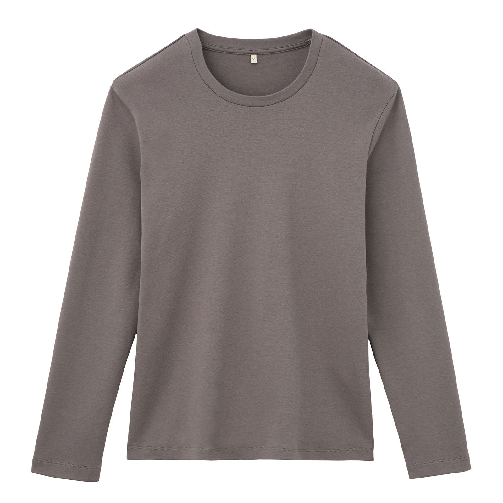 コットン１００起毛　クルーネック長袖Tシャツ