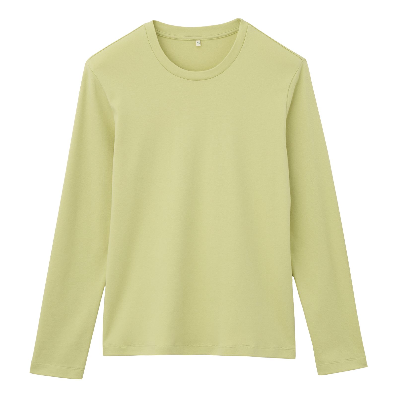 コットン１００起毛　クルーネック長袖Tシャツ