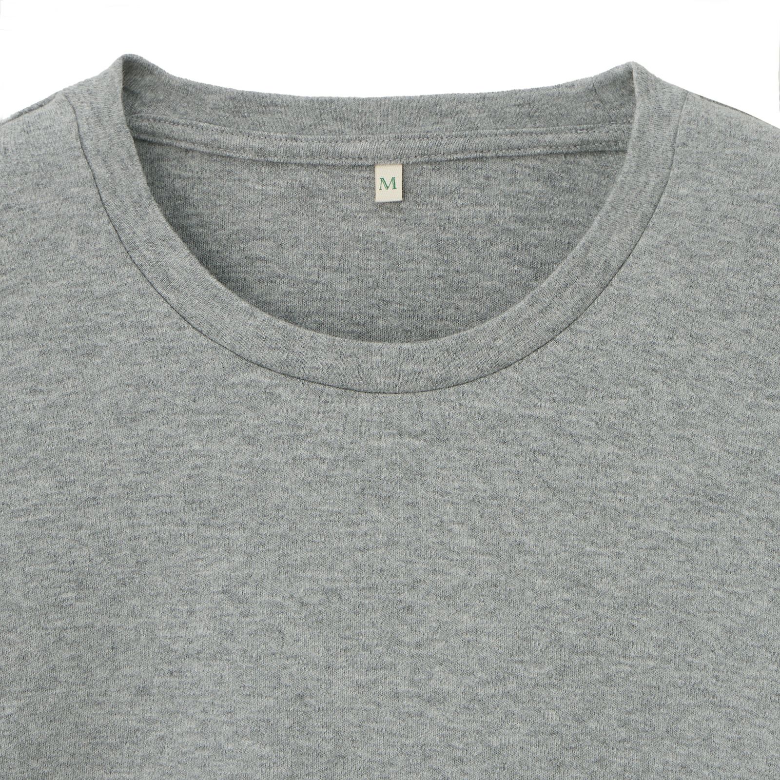 コットン１００起毛　クルーネック長袖Tシャツ