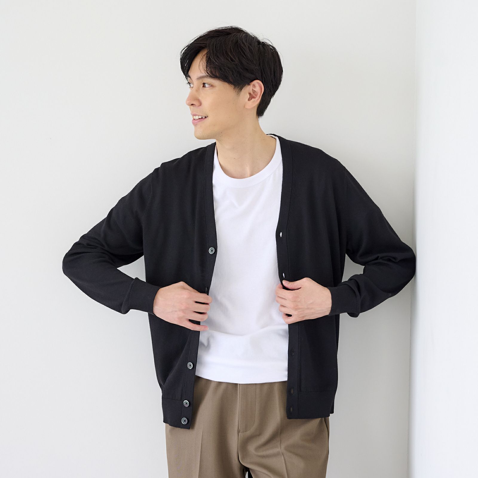 ハイゲージ　カーディガン