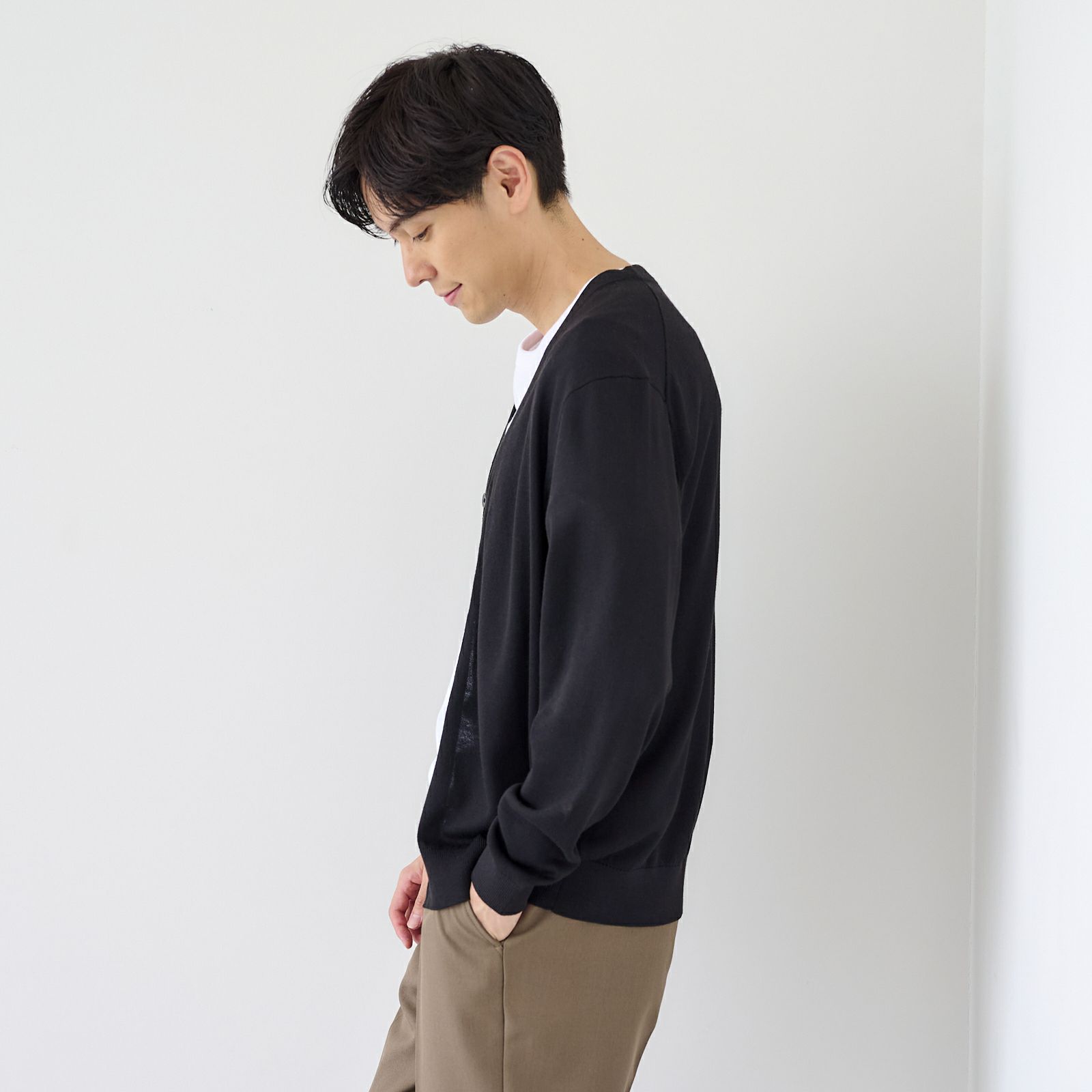 ハイゲージ　カーディガン