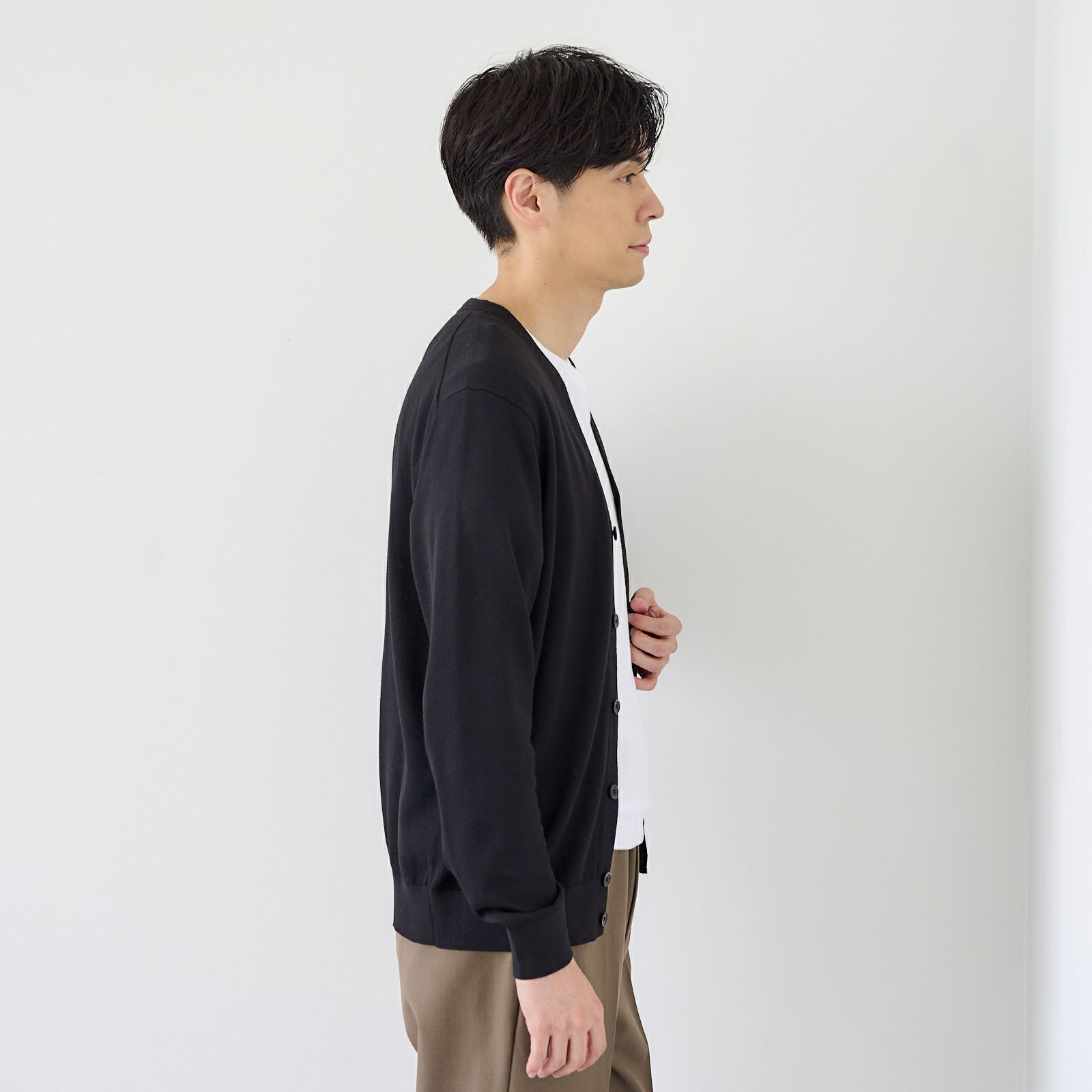 ハイゲージ　カーディガン