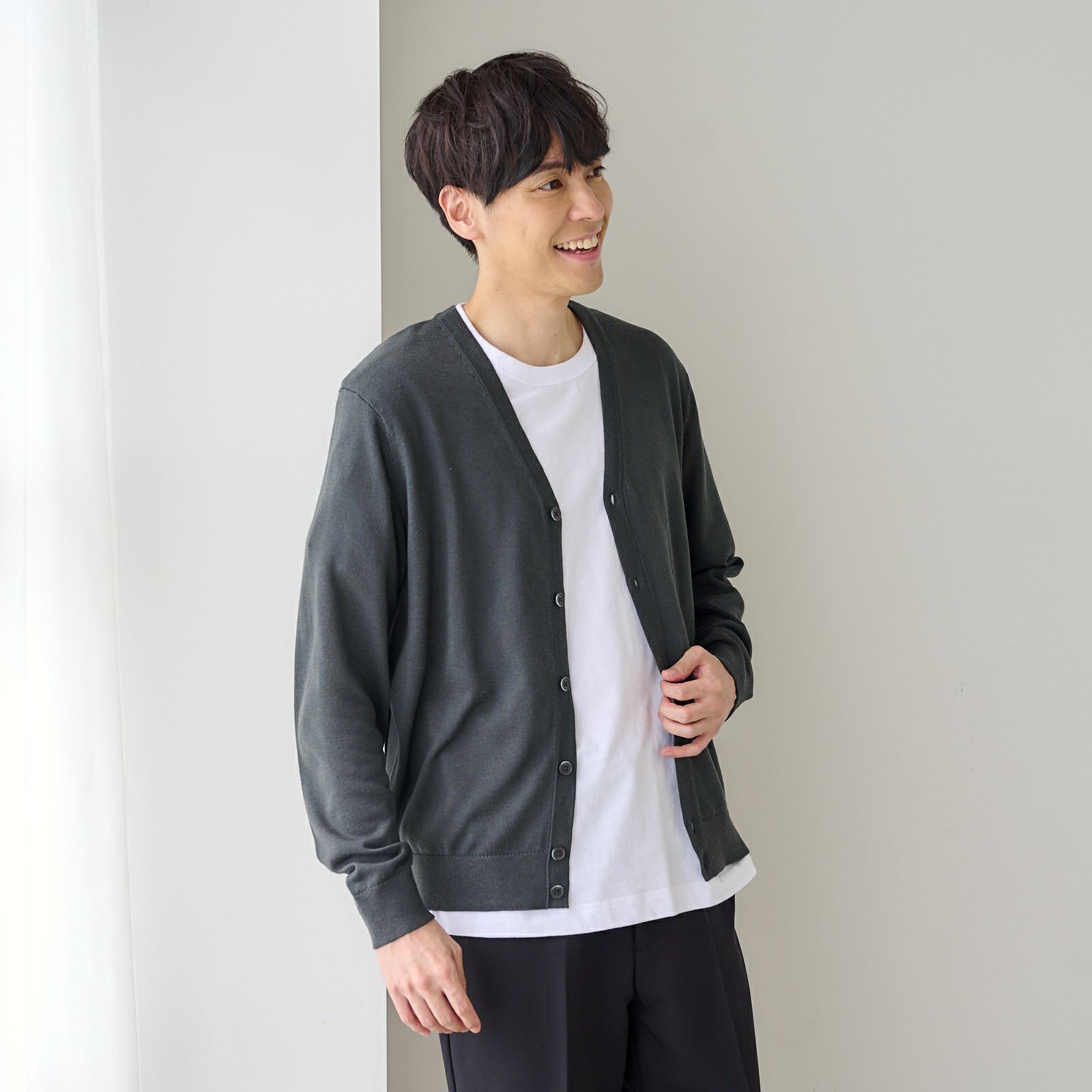 ハイゲージ　カーディガン