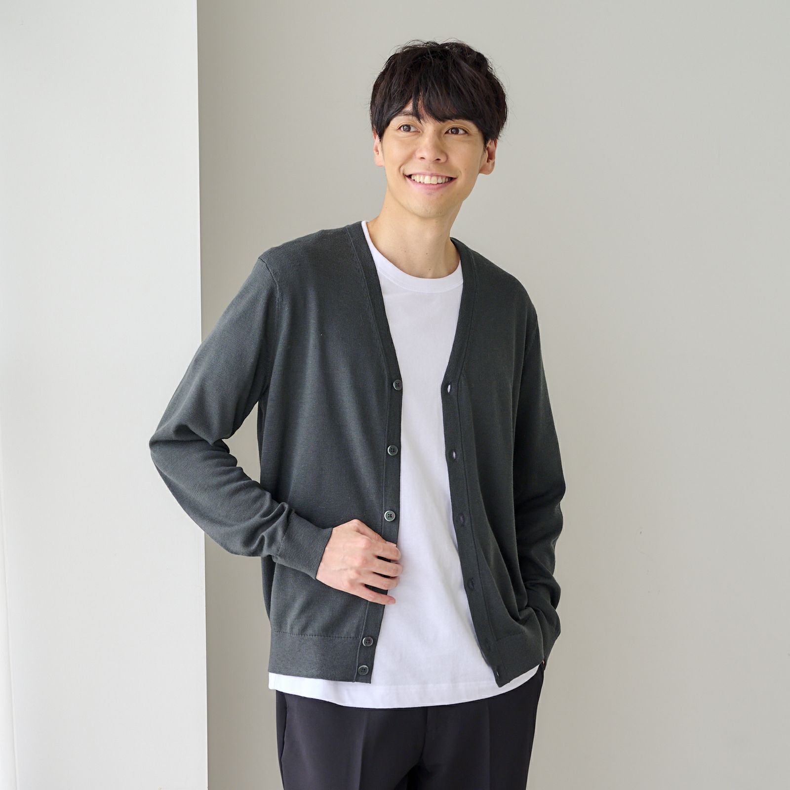 ハイゲージ　カーディガン