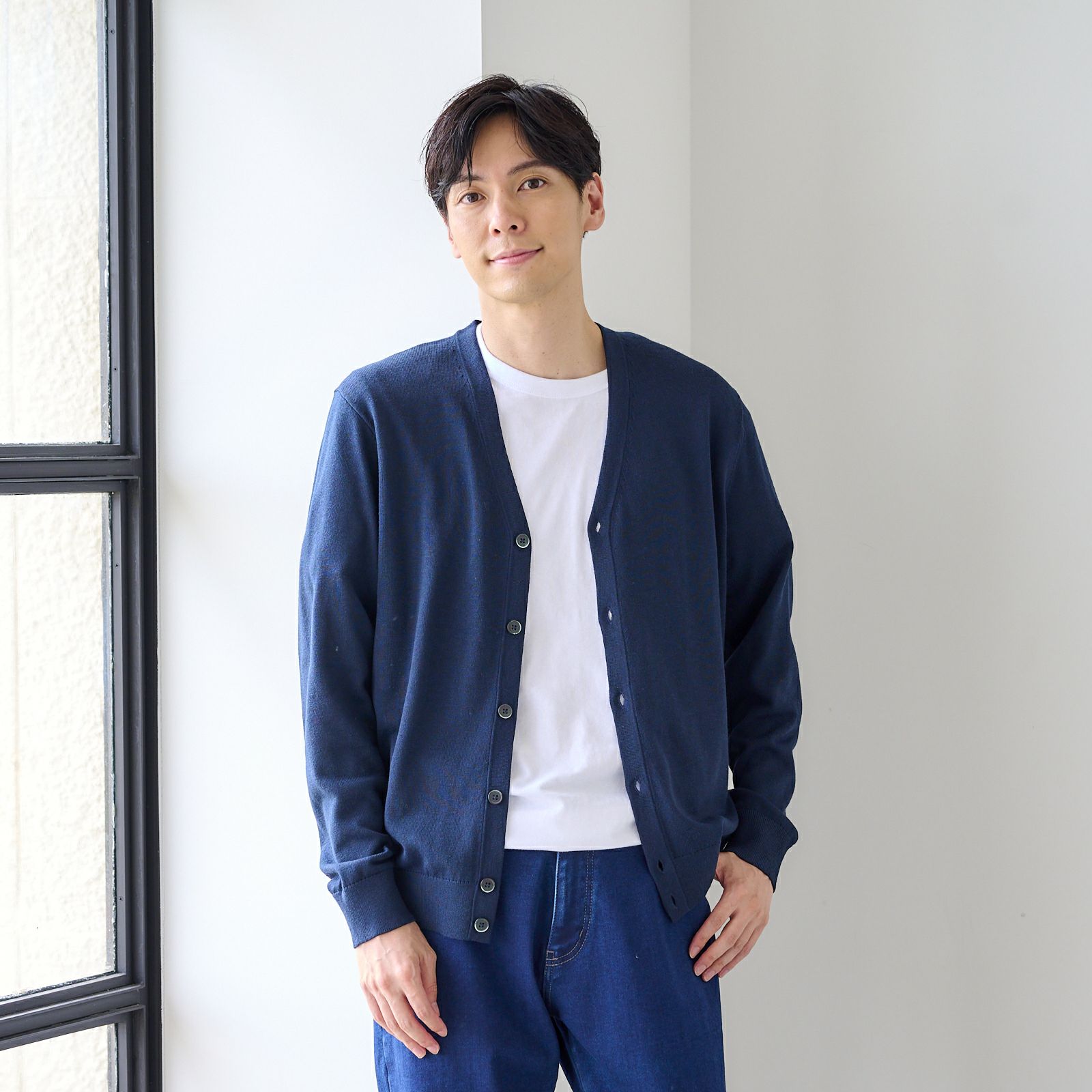 ハイゲージ　カーディガン