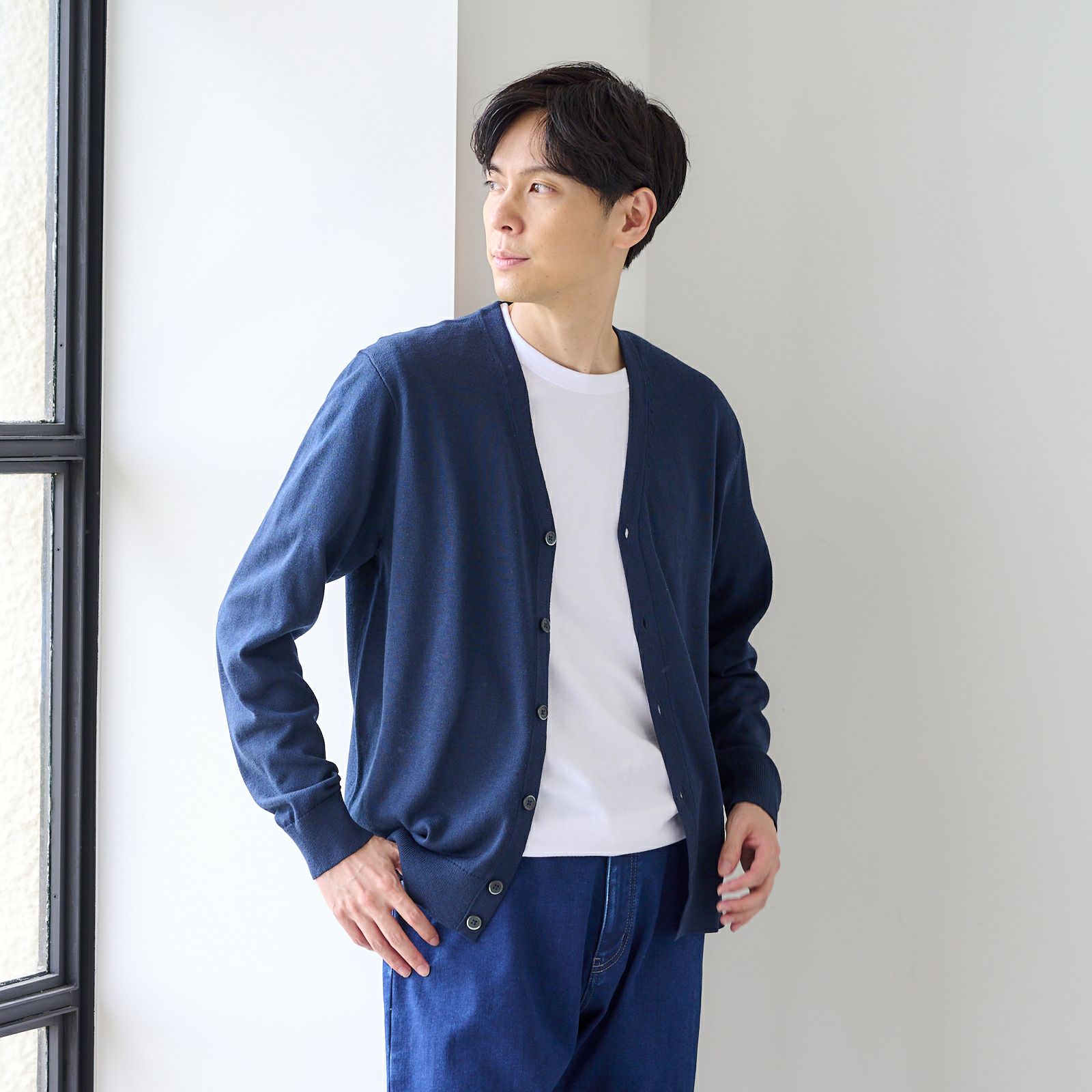 ハイゲージ　カーディガン