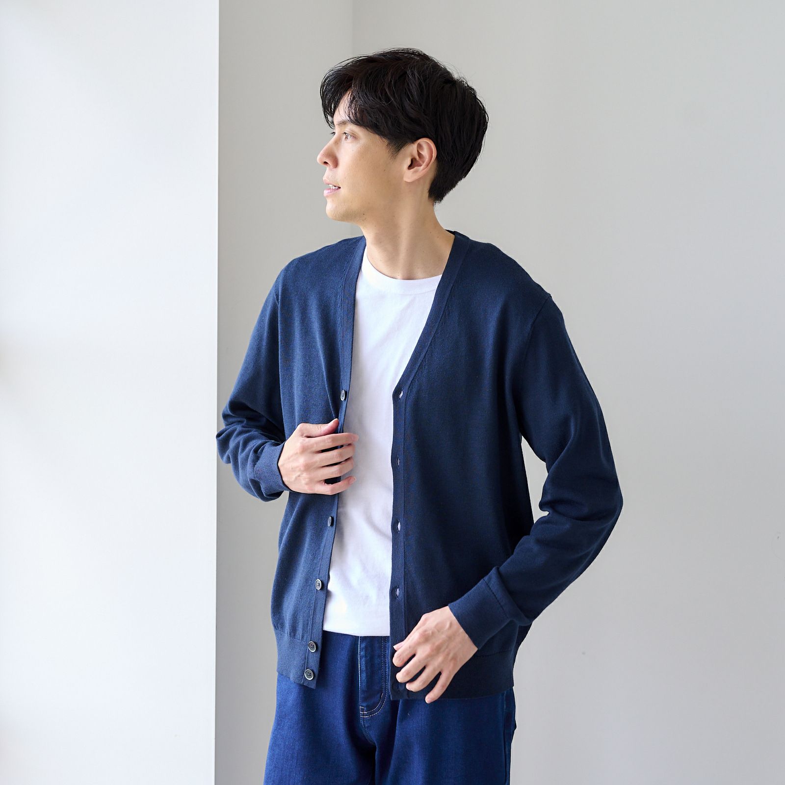 ハイゲージ　カーディガン