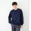 シルキーコットン　裏毛スウェットクループルオーバー