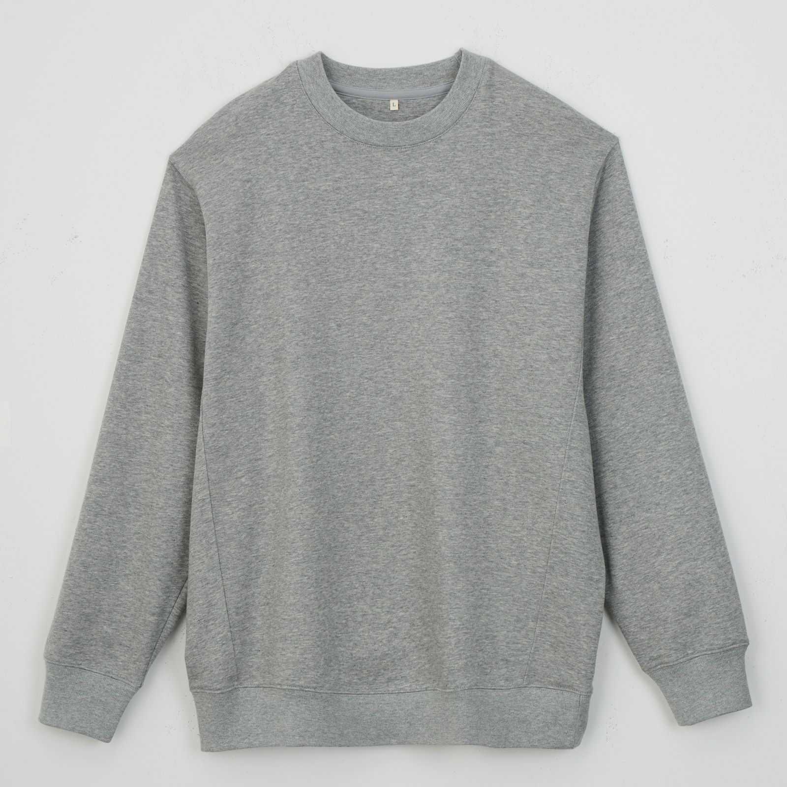 シルキーコットン　裏毛スウェットクループルオーバー