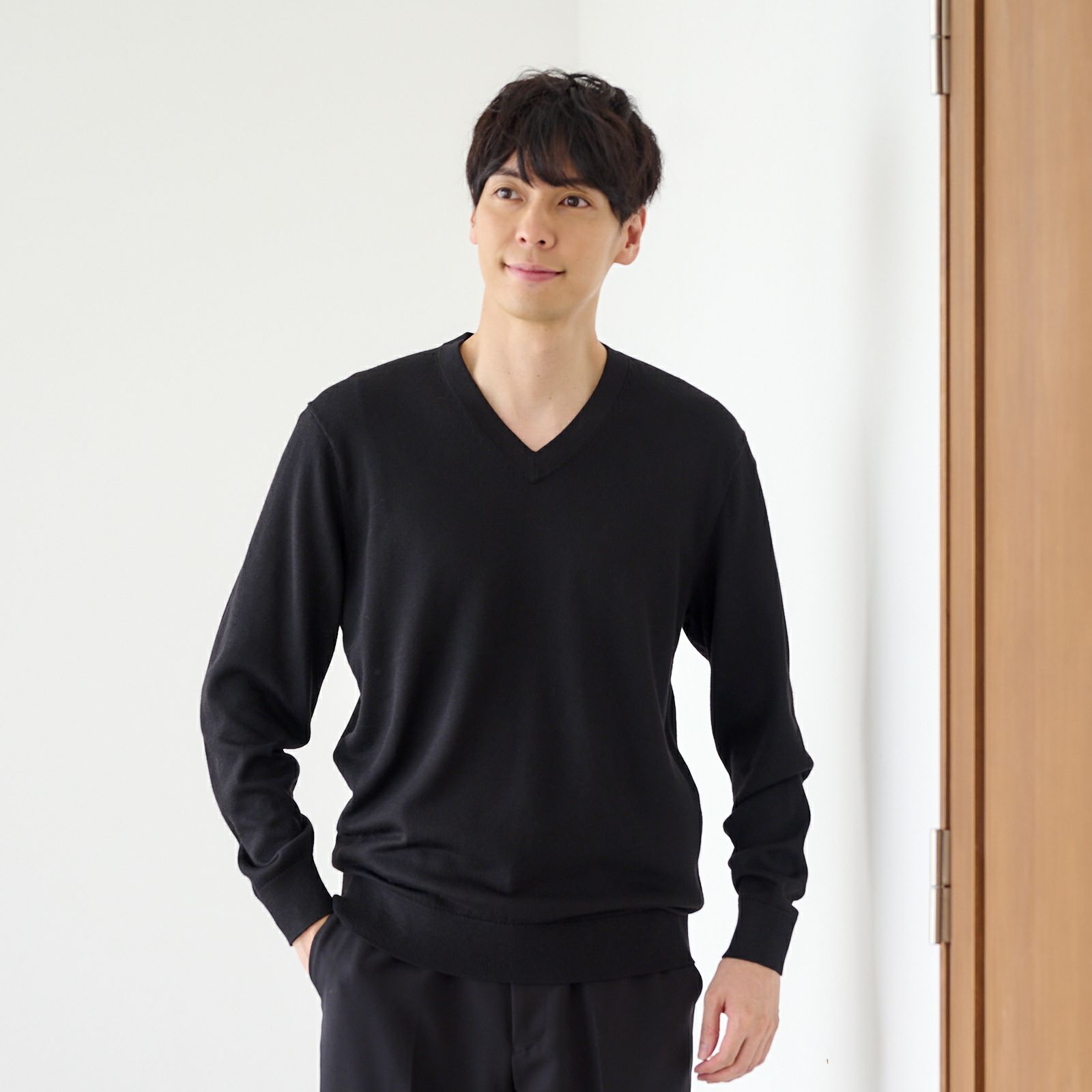 ハイゲージ　Ｖネックプルオーバー