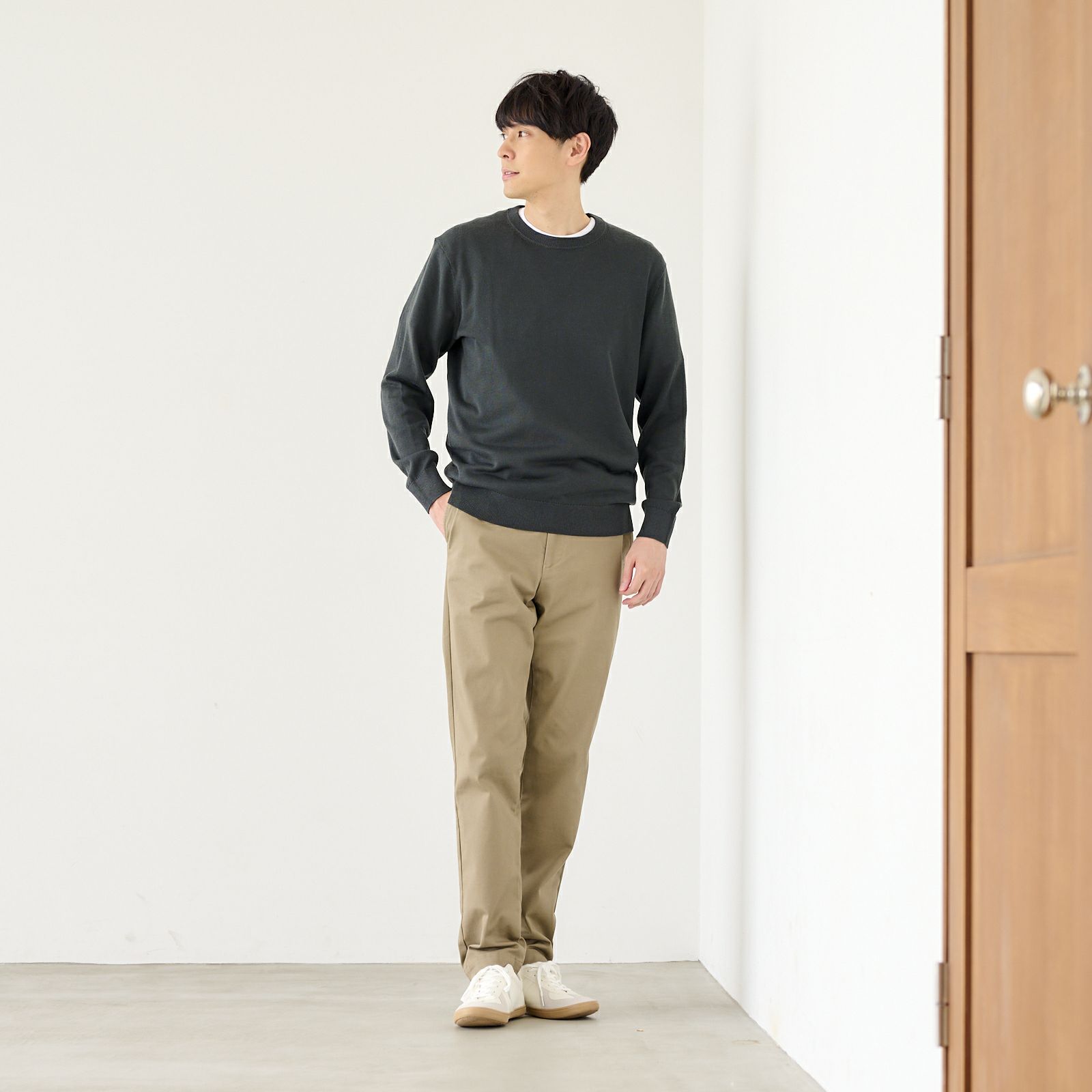 ピースフィットウォーム　レギュラーフィットスーパーストレッチチノパンツ