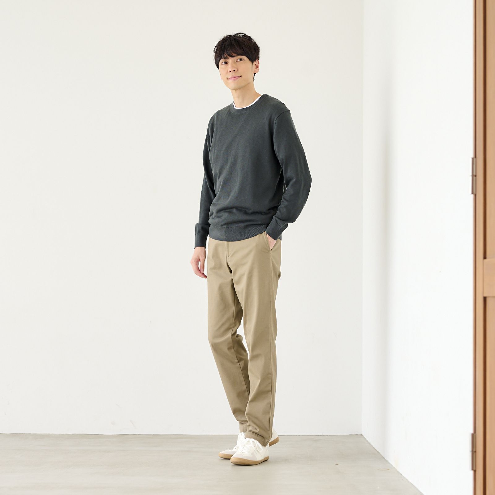 ピースフィットウォーム　レギュラーフィットスーパーストレッチチノパンツ