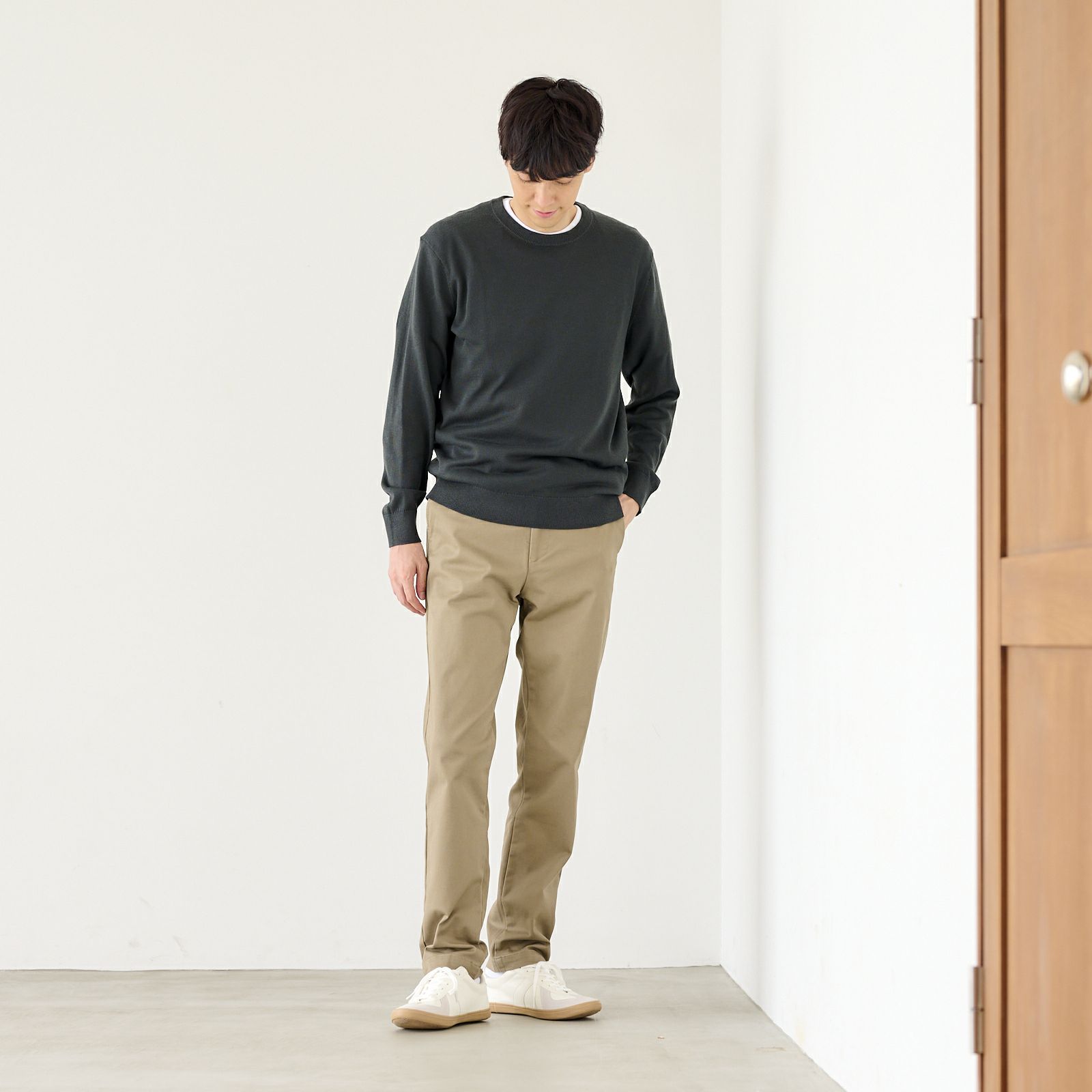 ピースフィットウォーム　レギュラーフィットスーパーストレッチチノパンツ