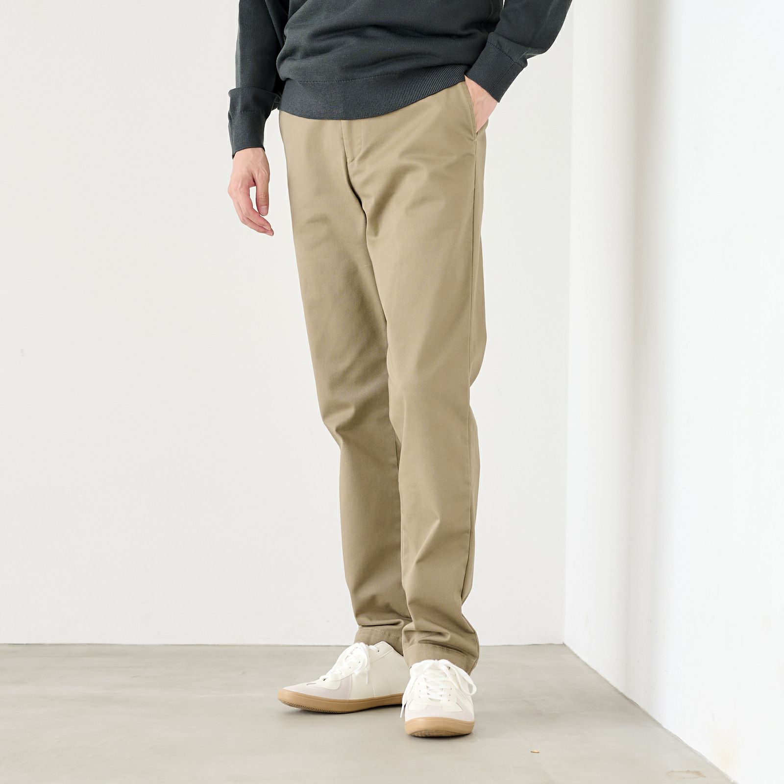 ピースフィットウォーム　レギュラーフィットスーパーストレッチチノパンツ