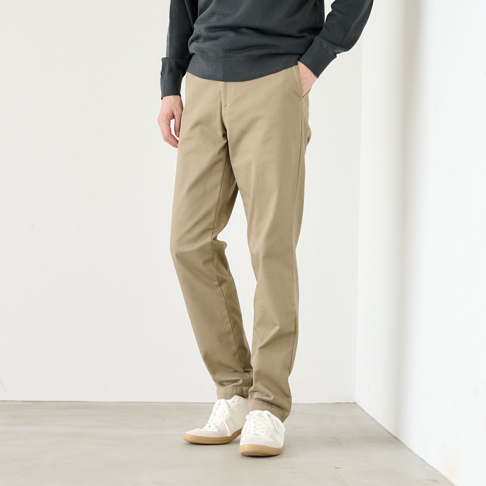 ピースフィットウォーム　レギュラーフィットスーパーストレッチチノパンツ