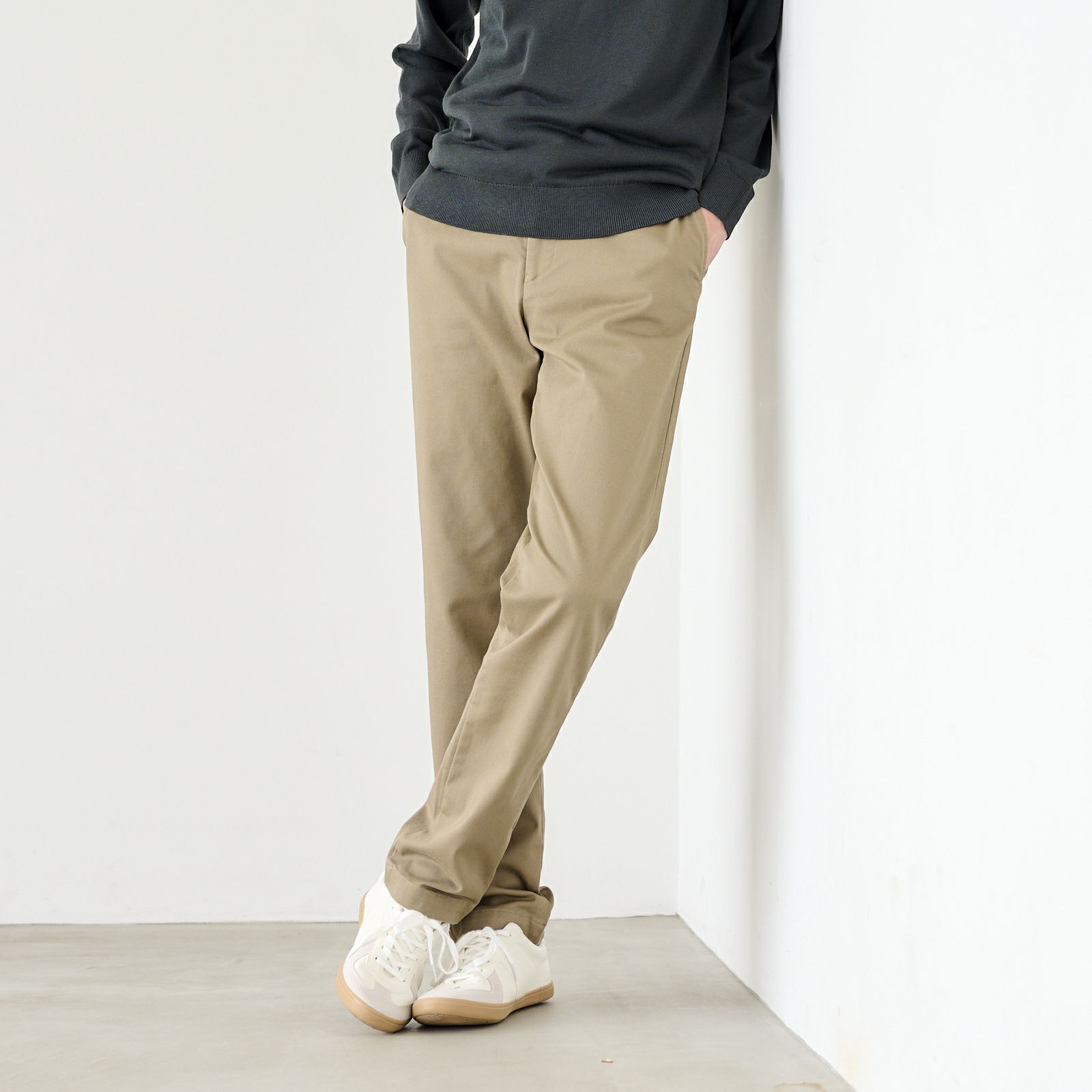 ピースフィットウォーム　レギュラーフィットスーパーストレッチチノパンツ