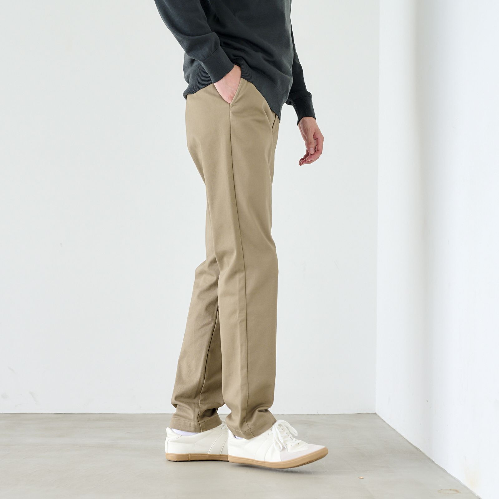 ピースフィットウォーム　レギュラーフィットスーパーストレッチチノパンツ