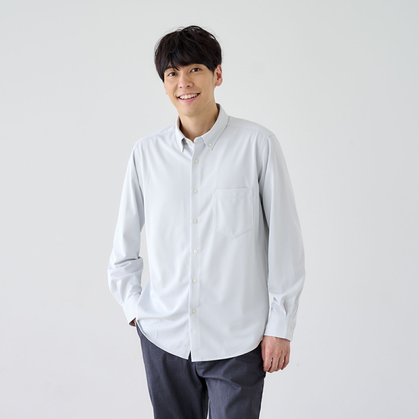 【オルスタ】イージーボタンダウンシャツ