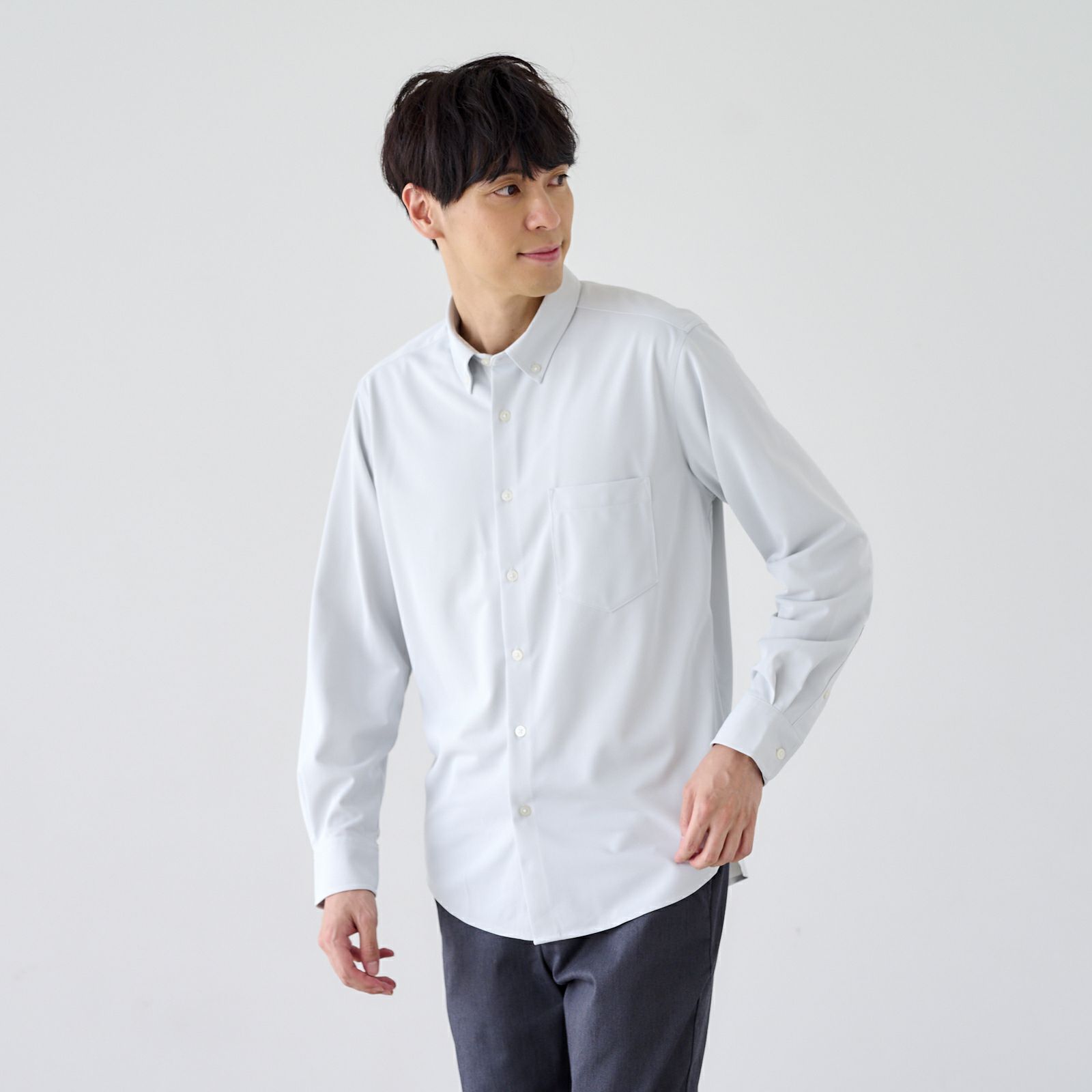 【オルスタ】イージーボタンダウンシャツ