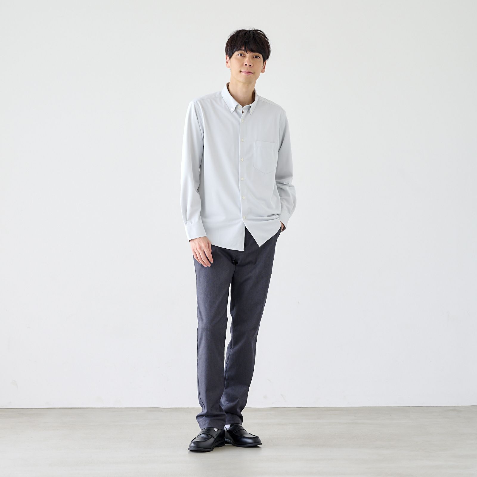 【オルスタ】イージーボタンダウンシャツ