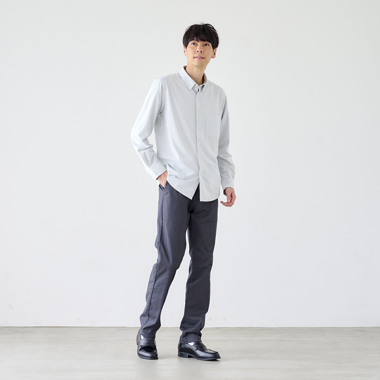 【オルスタ】イージーボタンダウンシャツ