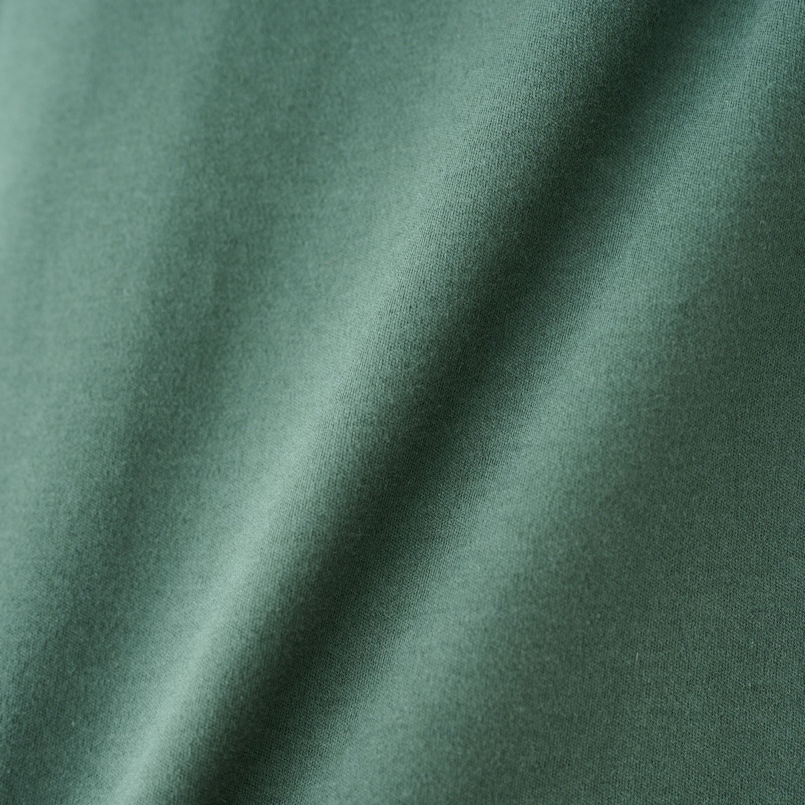 コットン起毛　クルーネック長袖Tシャツ