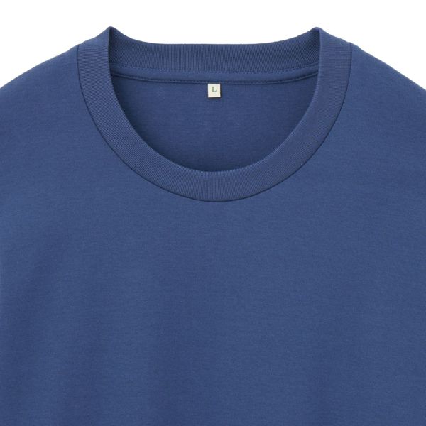 コットン起毛　クルーネック長袖Tシャツ