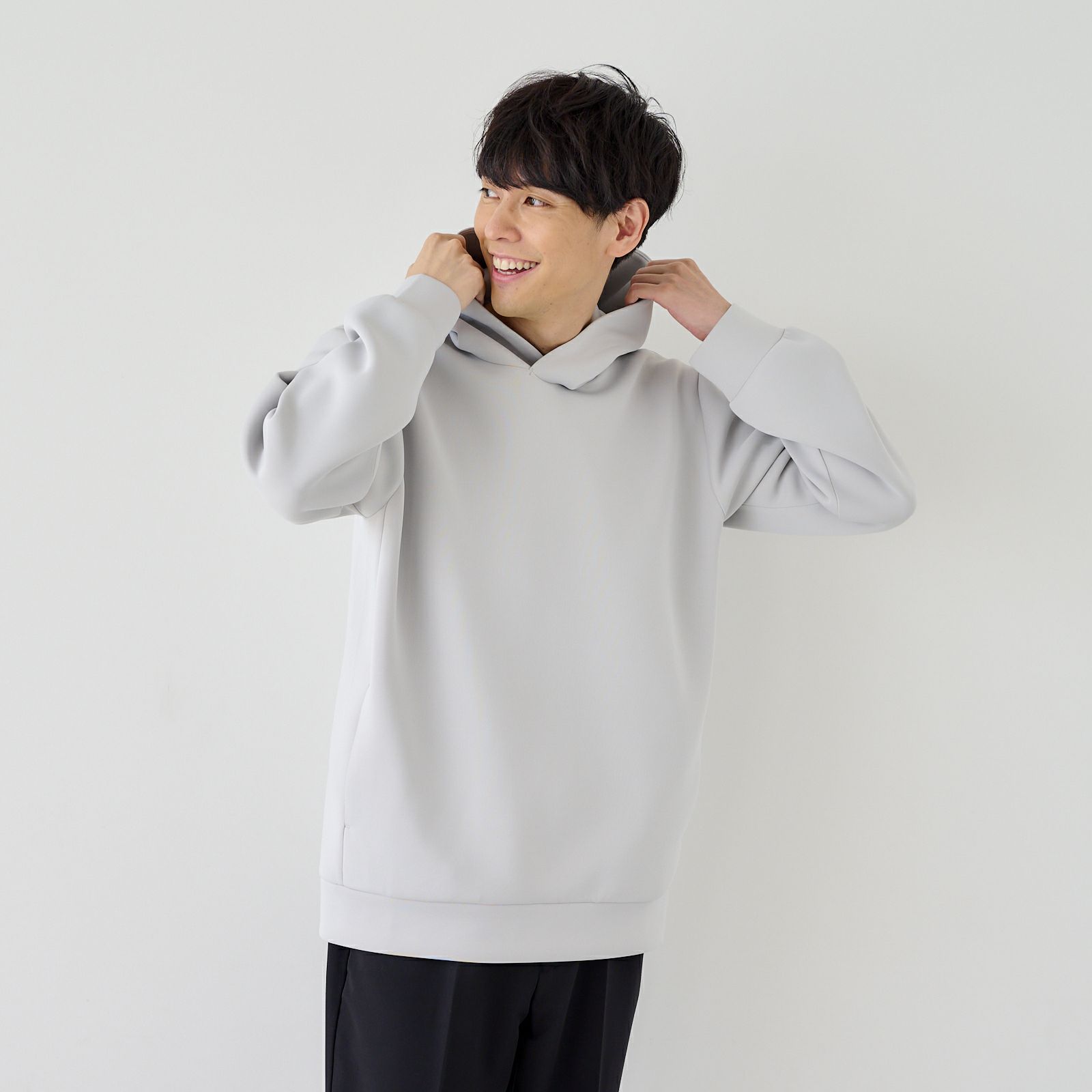 エアリースウェット　長袖プルパーカ