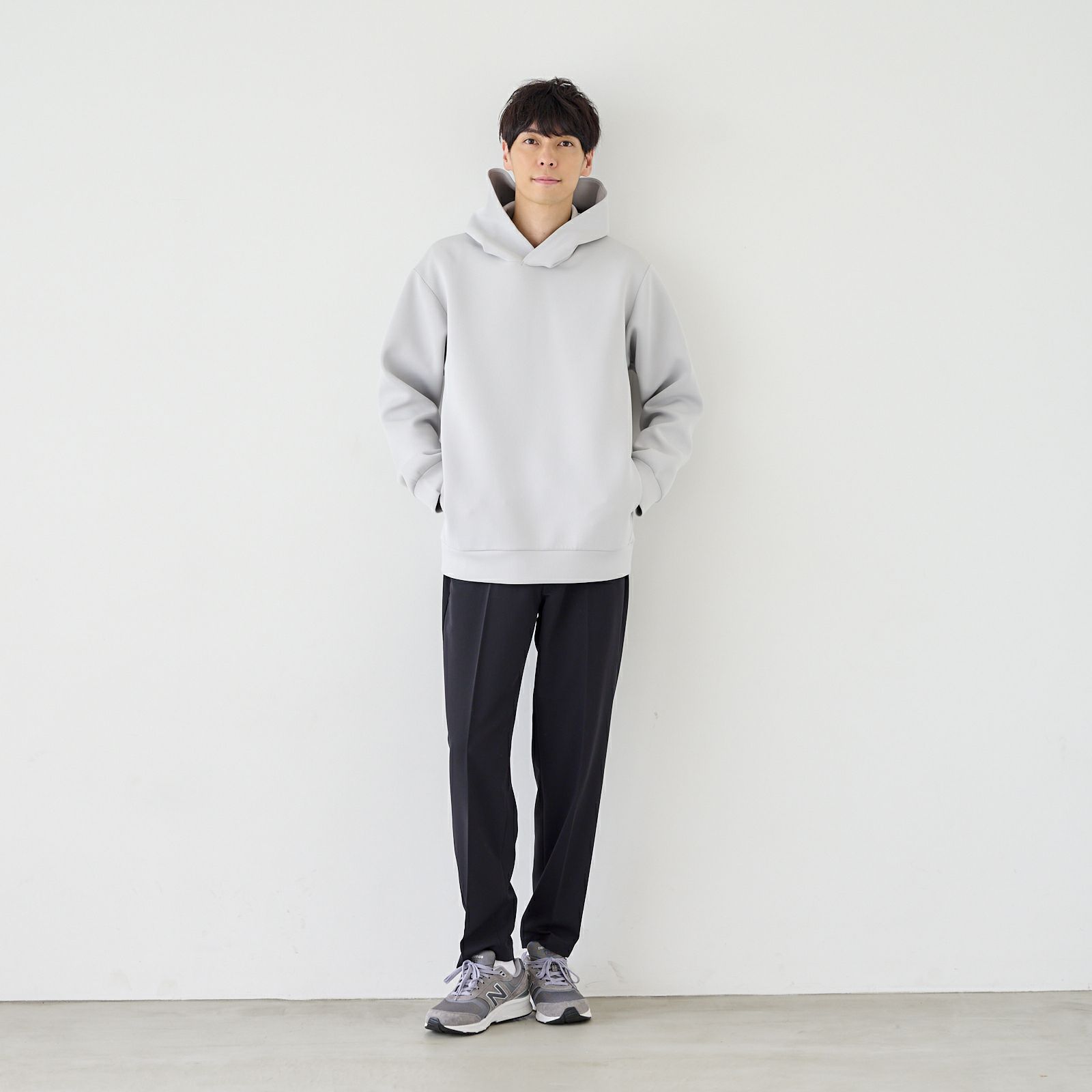 エアリースウェット　長袖プルパーカ