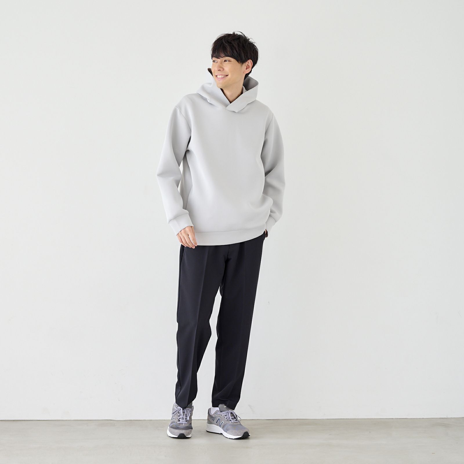 エアリースウェット　長袖プルパーカ