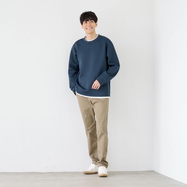 エアリースウェット　フェイクプルオーバー