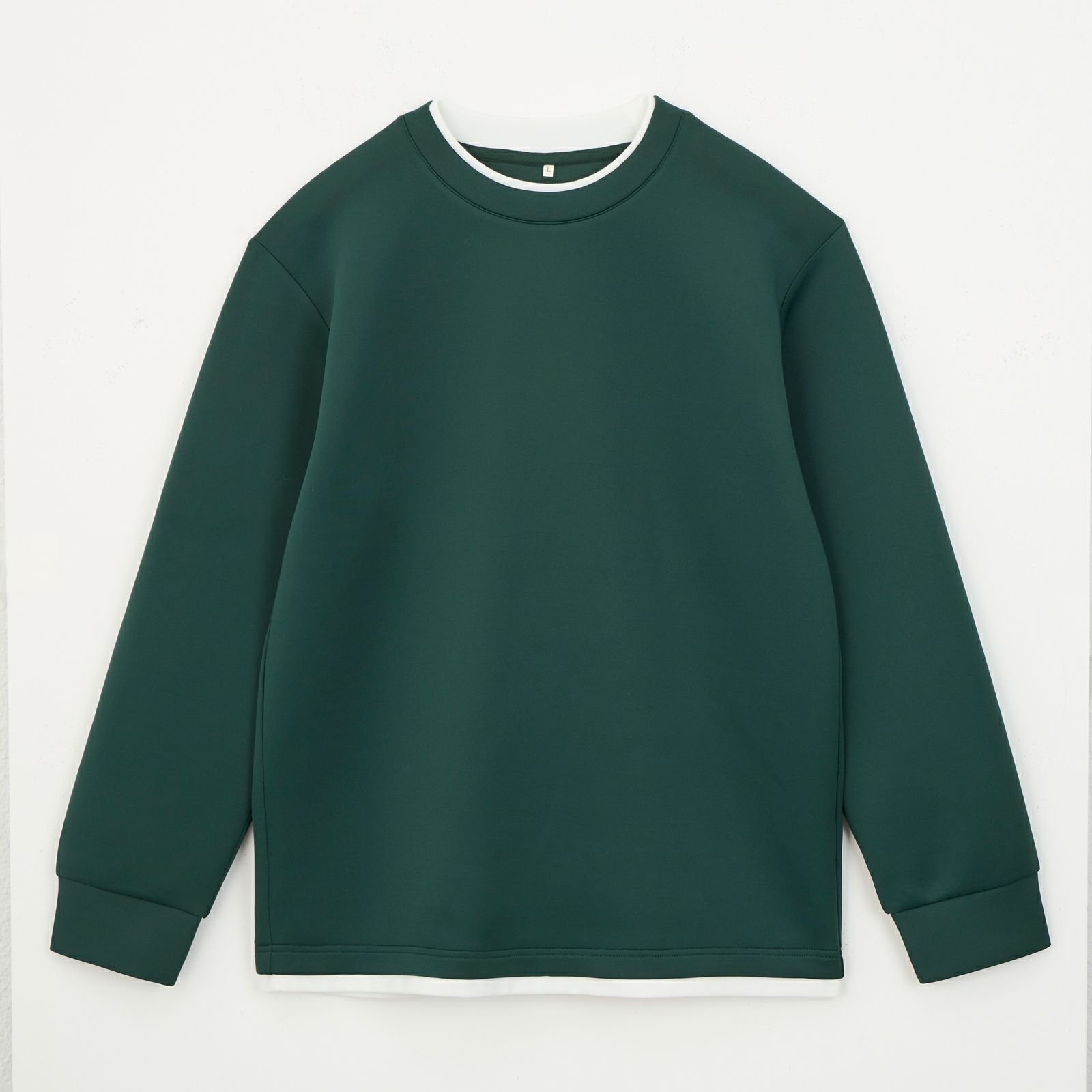 エアリースウェット　フェイクプルオーバー