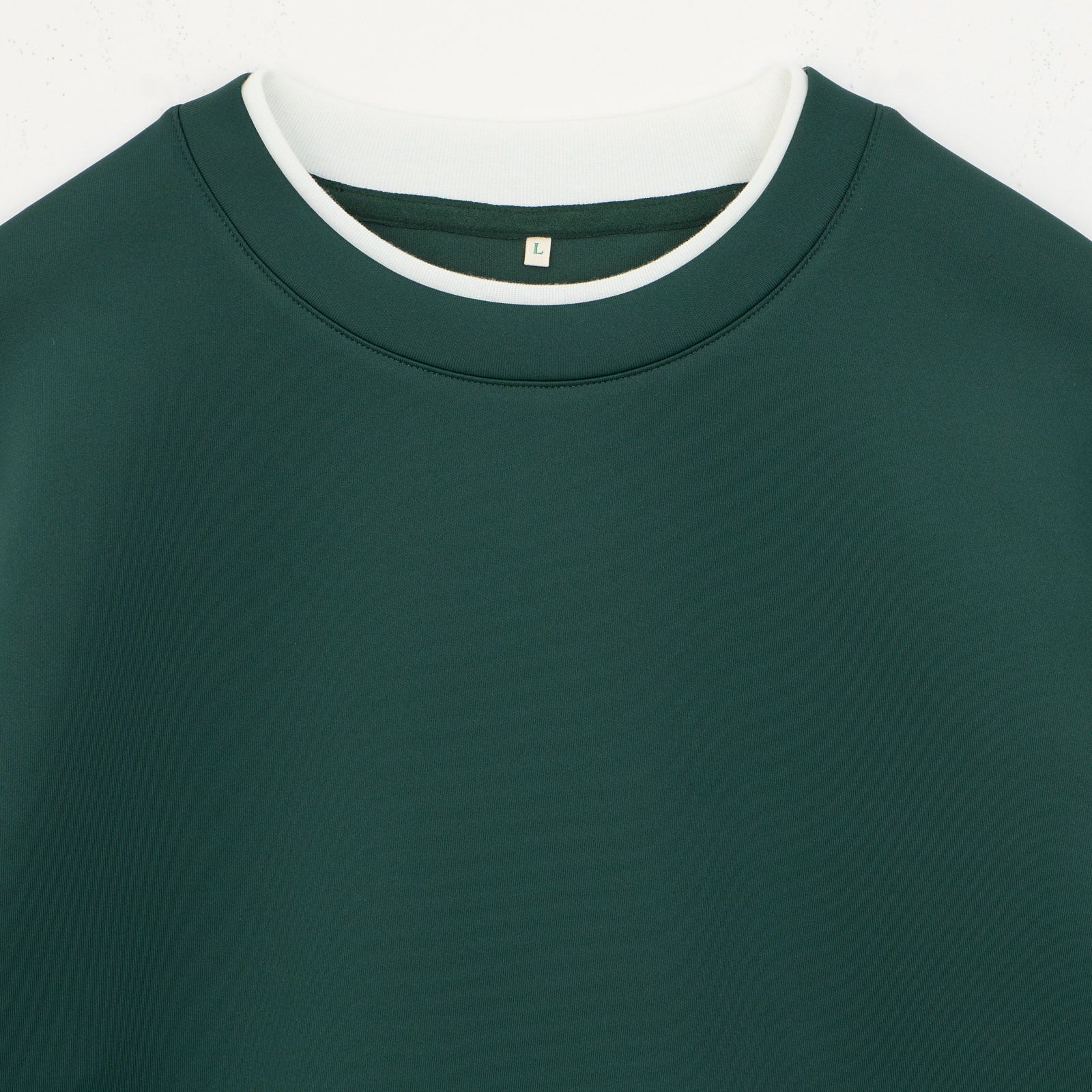 エアリースウェット　フェイクプルオーバー