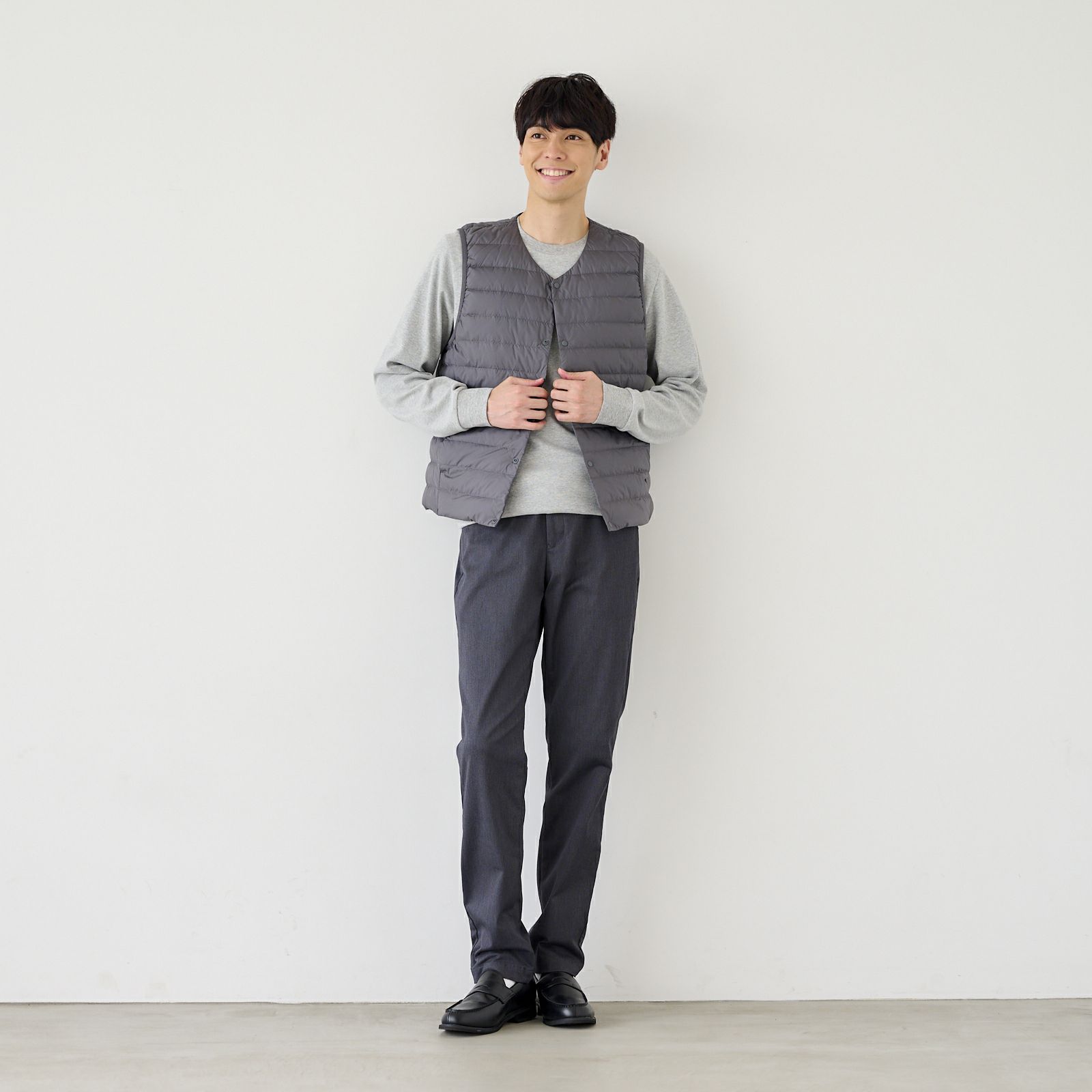 ウオッシャブル　ダウンベスト