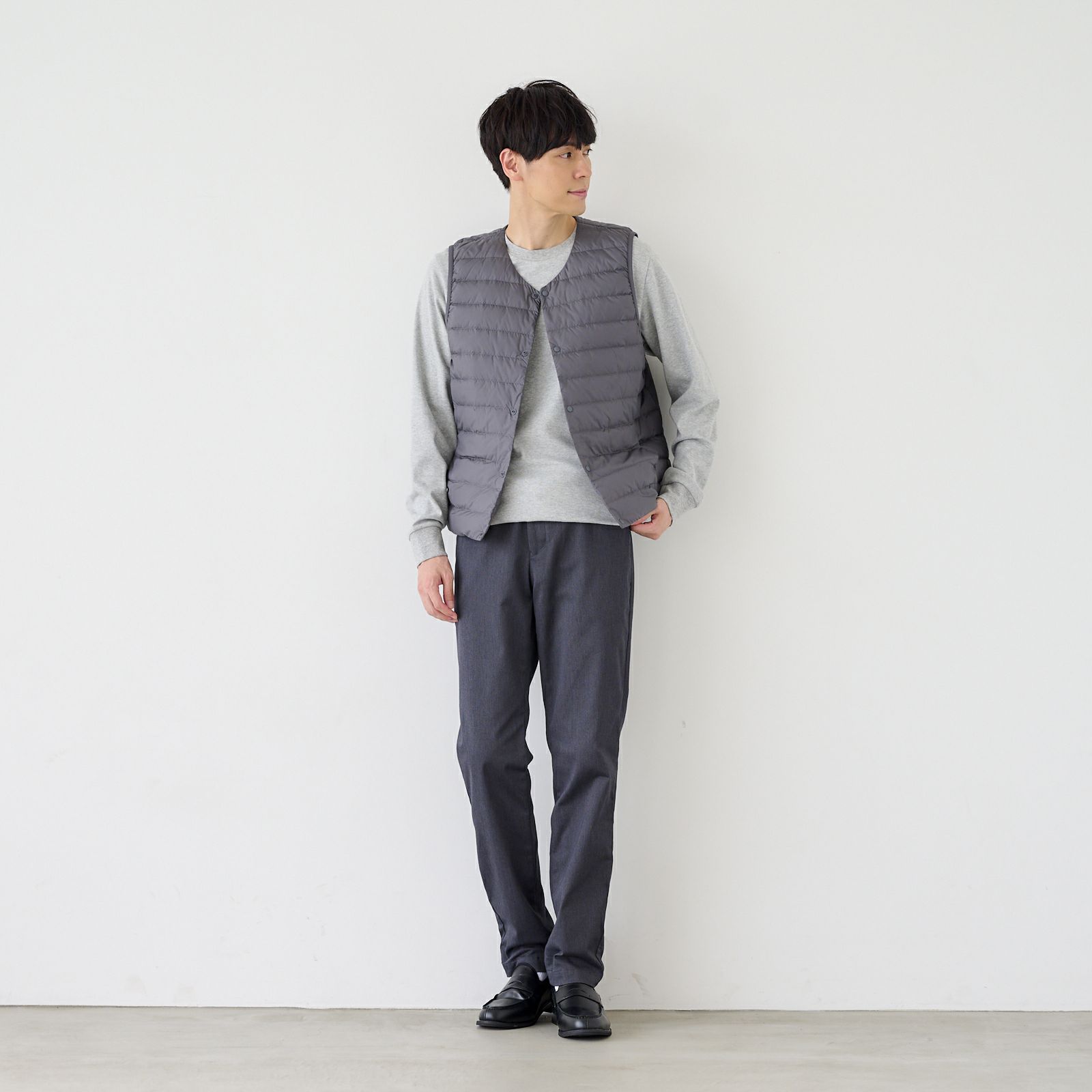 ウオッシャブル　ダウンベスト