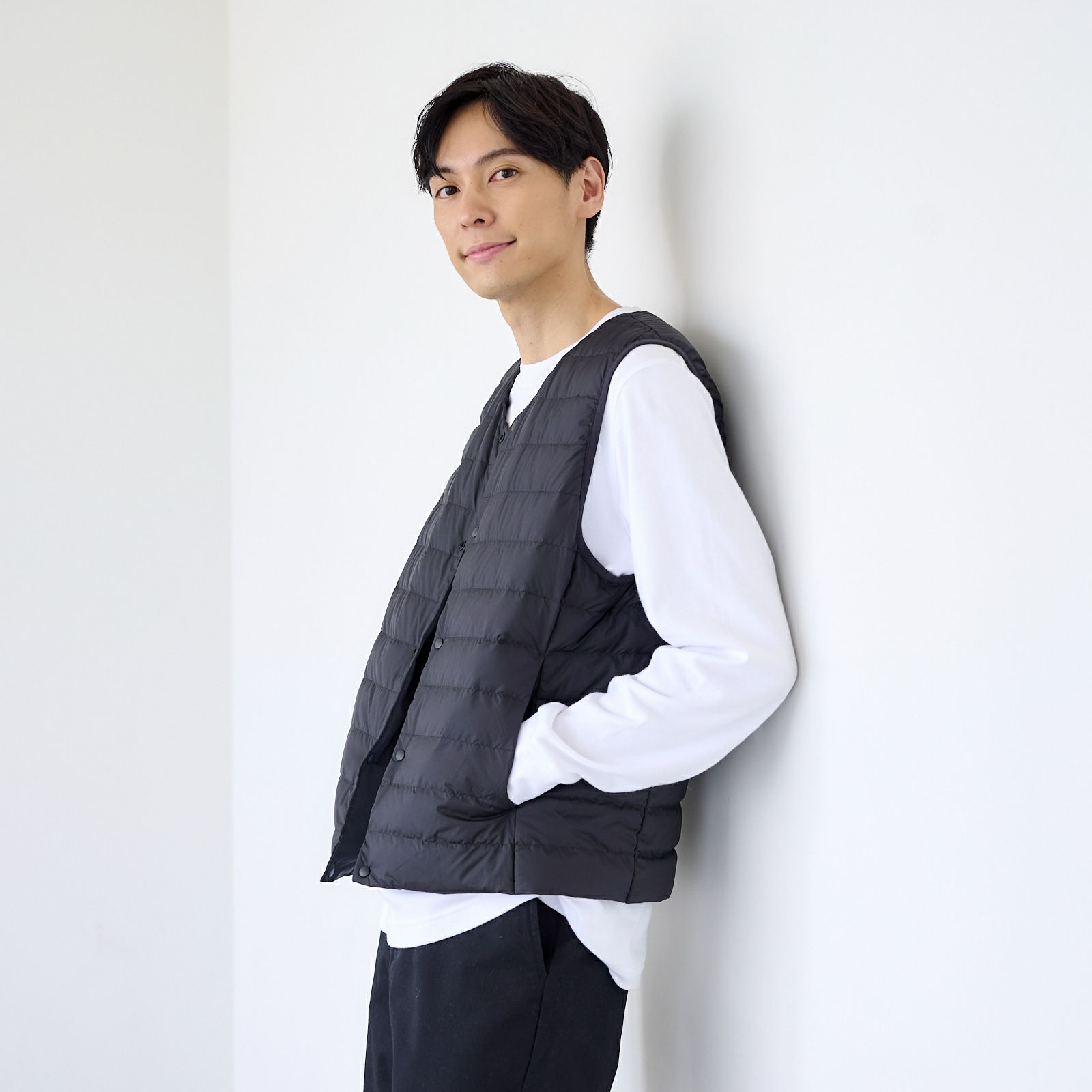 ウオッシャブル　ダウンベスト