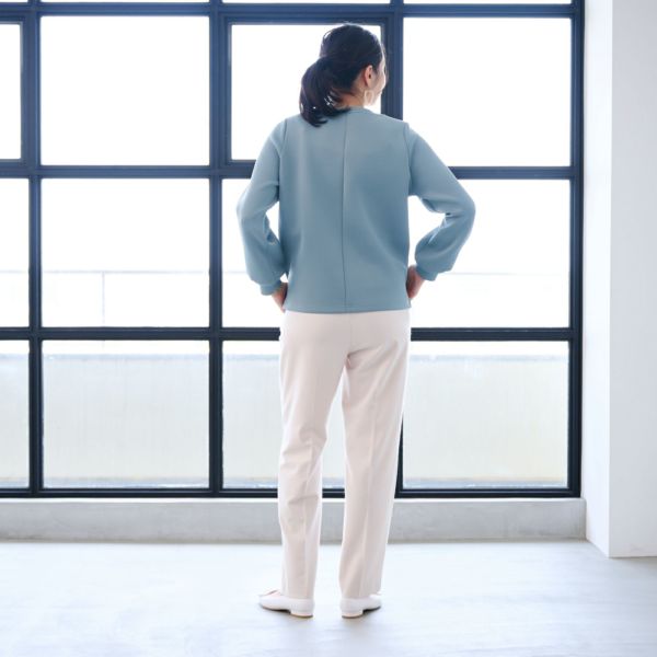 エアリースウェット 袖口ギャザープルオーバー