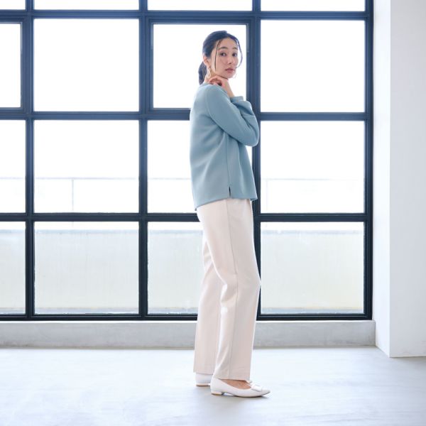 エアリースウェット 袖口ギャザープルオーバー