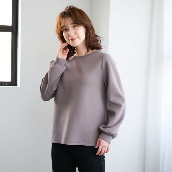 エアリースウェット 袖口ギャザープルオーバー