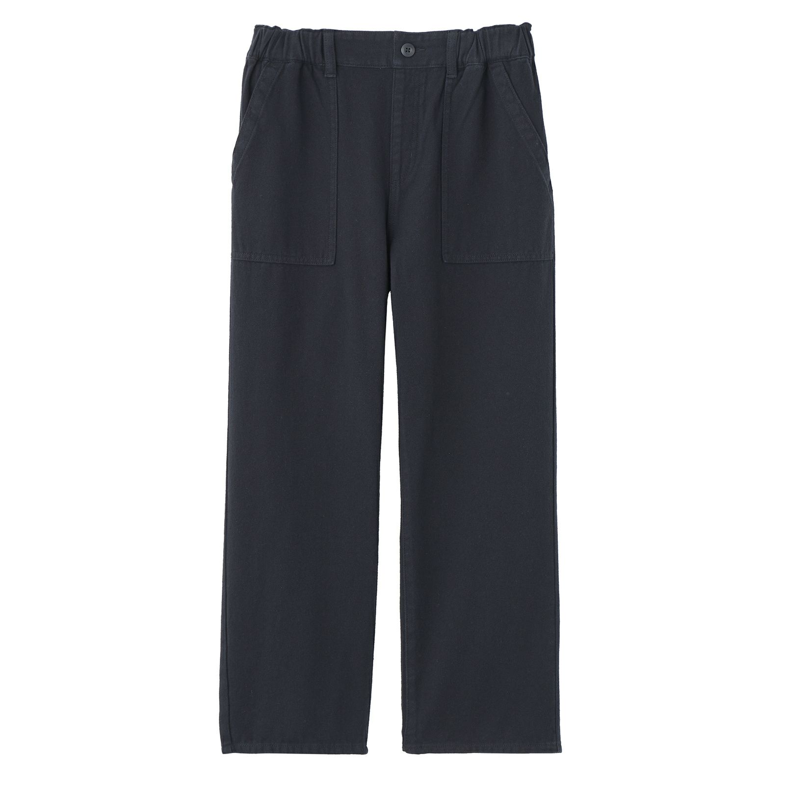 コットン100%　ストレートベーカーパンツ