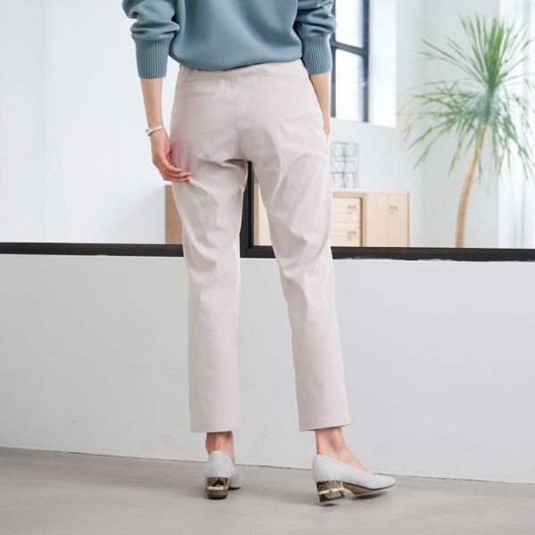 ハイストレッチ裏起毛ストレートパンツ