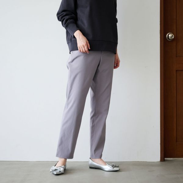 ハイストレッチ裏起毛ストレートパンツ
