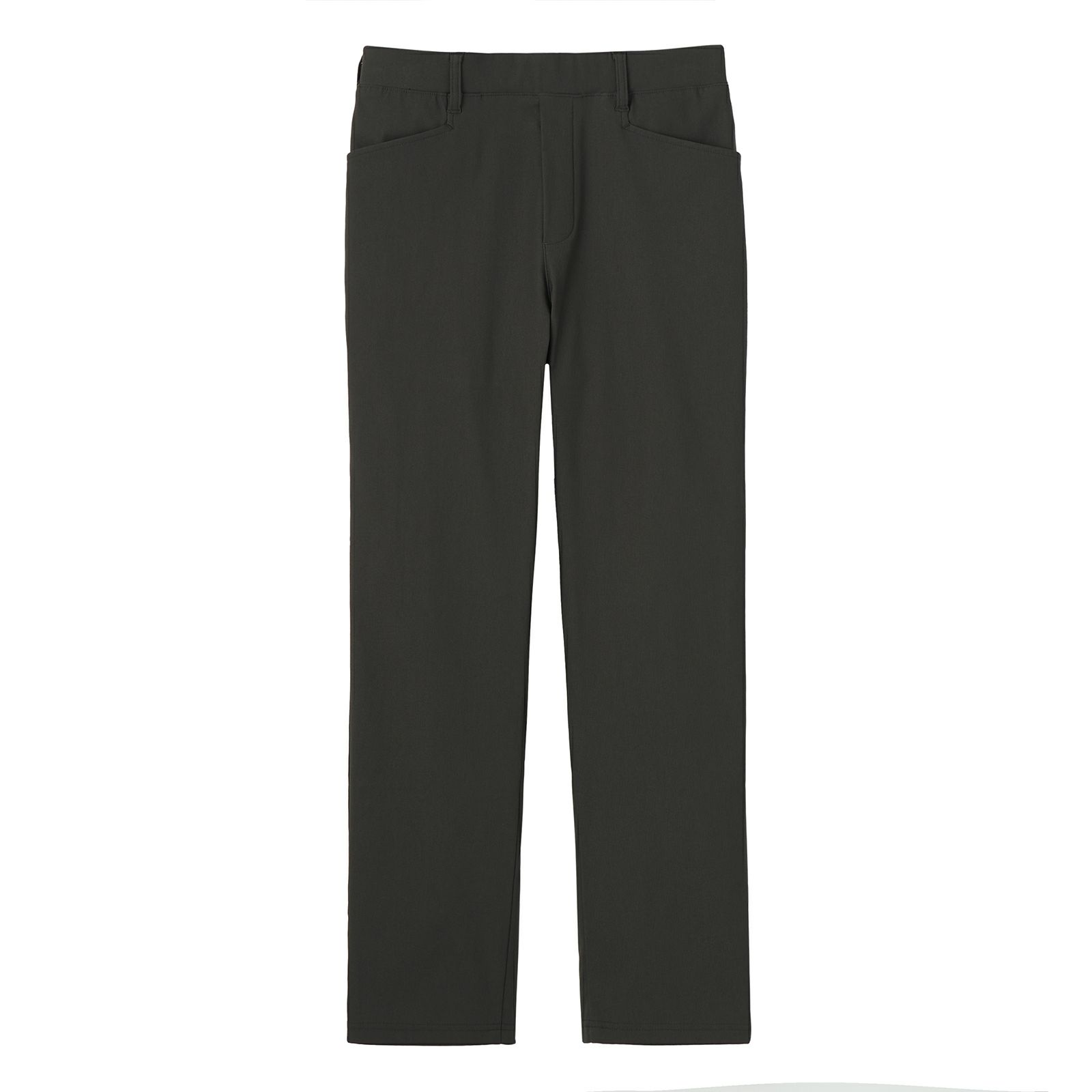 ハイストレッチ裏起毛ストレートパンツ