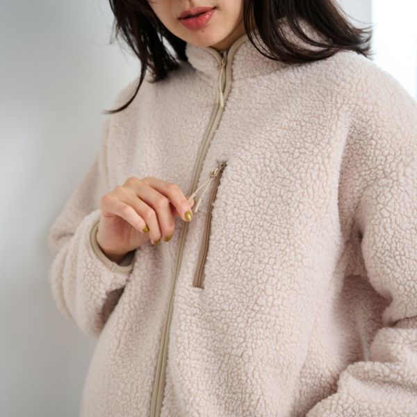 ボアフリースフルジップジャケ