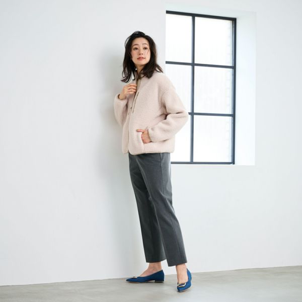 ボアフリースフルジップジャケ