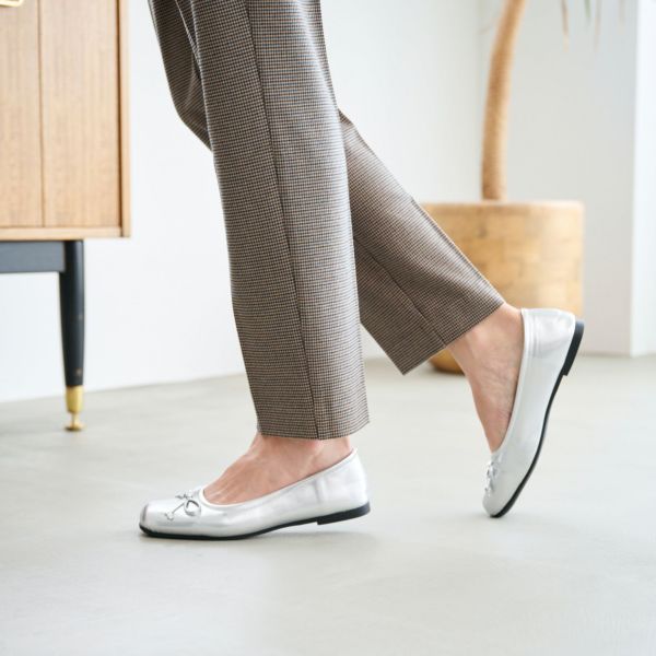 【オルスタ】両面起毛　また下長めテーパードパンツ