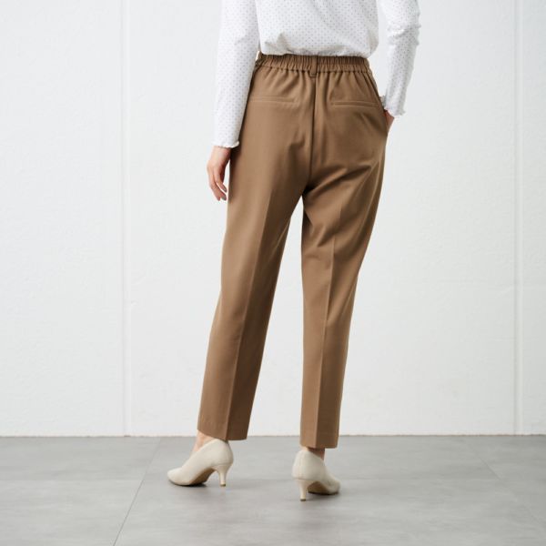 【オルスタ】両面起毛　テーパードパンツ